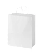 Tassen & Zakken 4DO Kraft papieren tas 80–90 g/m² met gedraaide handvatten – 32 x 17 x 39 cm voor bedrukking &amp; borduring