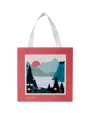 Sacs & Bagagerie personnalisable 4DO Sac en papier Smartfold 210 g/m² avec anses en ruban et pelliculage brillant - 24 x 10 x 24 cm