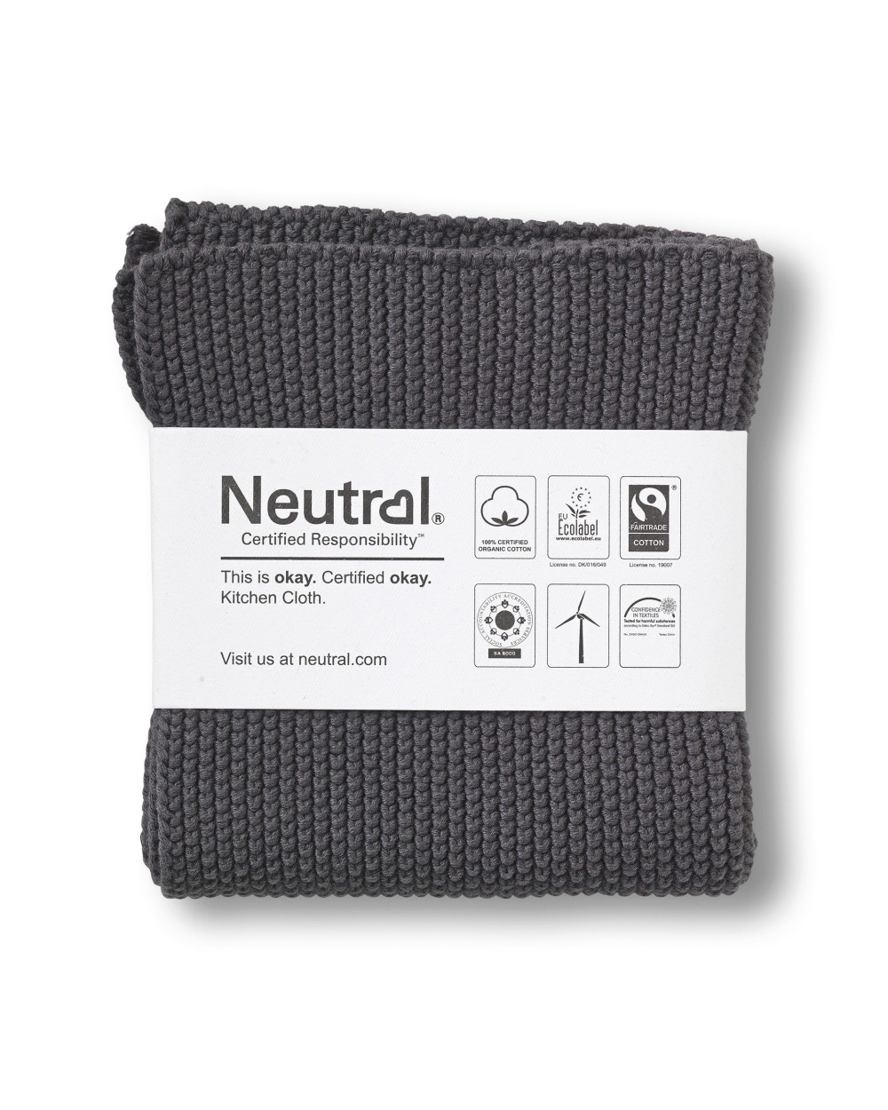 Benodigdheden NEUTRAL Pearl Knit Kitchen Cloth (2 Pieces) voor bedrukking &amp; borduring