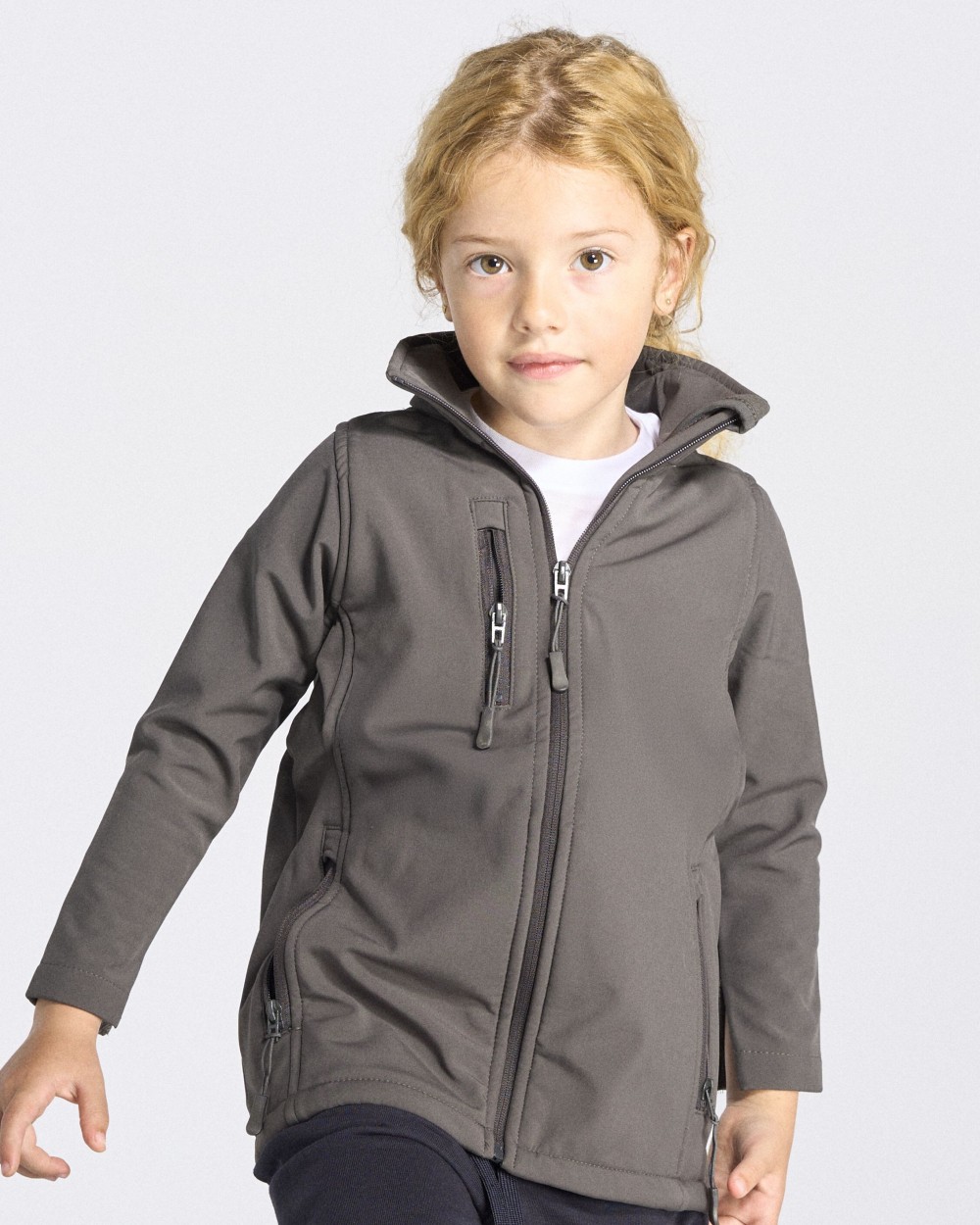 Softshells JHK KID SOFTSHELL JACKET voor bedrukking &amp; borduring