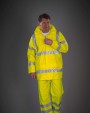 Jassen YOKO Ademende regenjasj Hi-Vis Soft Flex voor bedrukking &amp; borduring