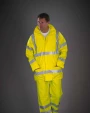 YOKO Atmungsaktive Hi-Vis Soft Flex Regenjacke Jacken personalisierbar