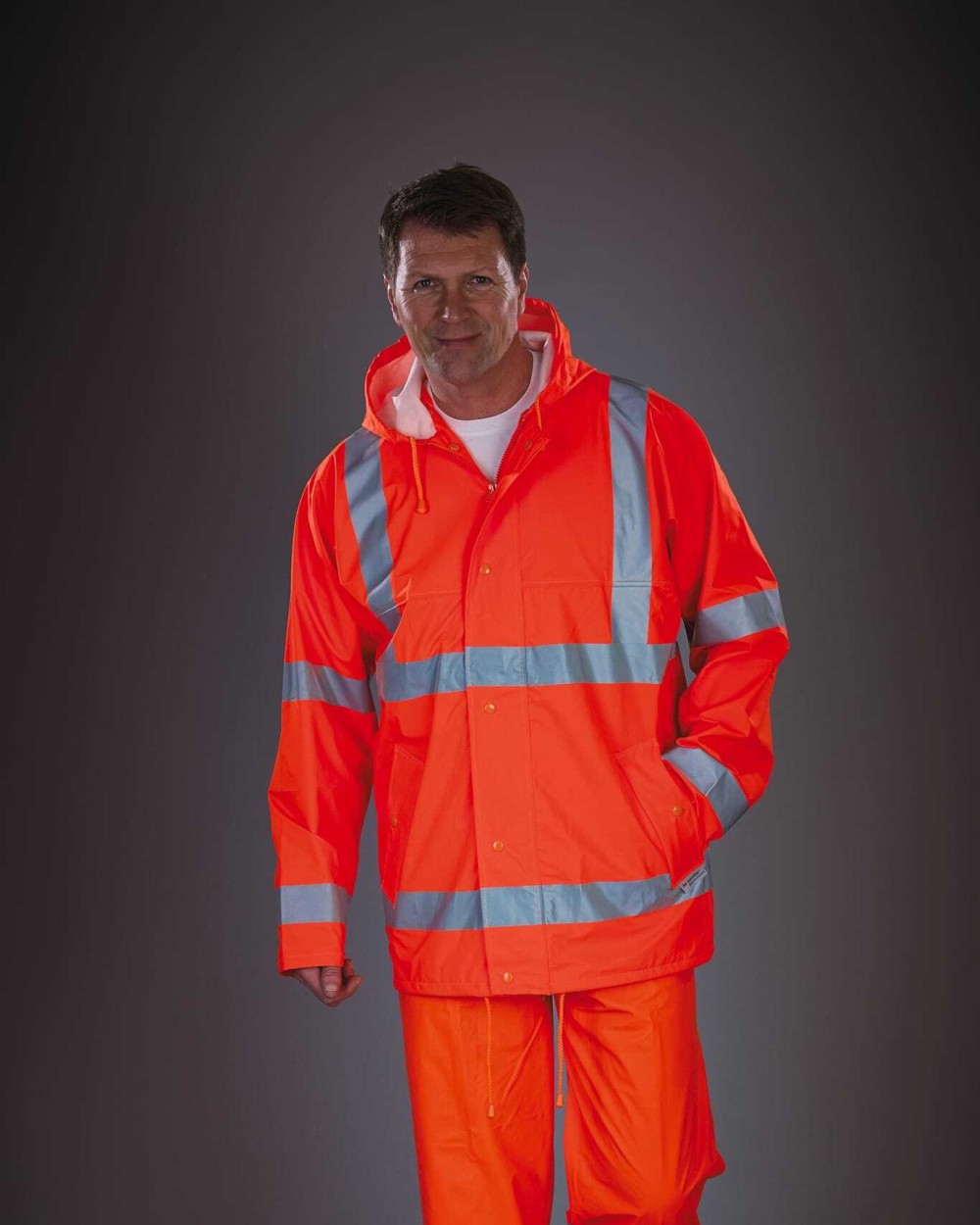 Vestes personnalisable YOKO Veste de pluie respirante Hi-Vis Soft Flex