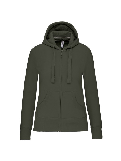 KARIBAN Sweat-shirt zippé capuche femme /api/colors/7d4189a1-61a3-430b-83e5-a3a6fe159806 personnalisable