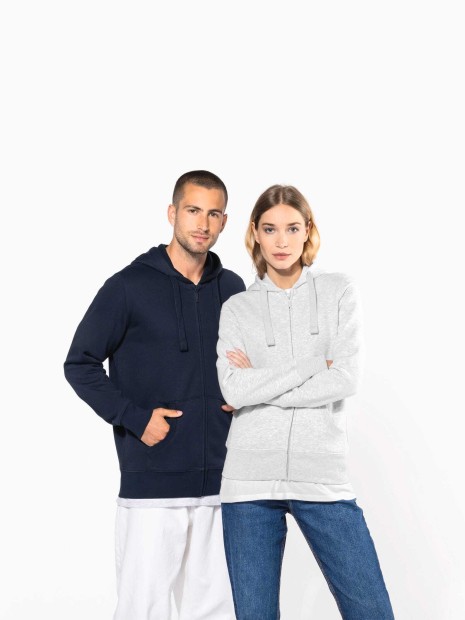 Sweat-shirts à personnaliser KARIBAN Sweat-shirt zippé capuche femme 