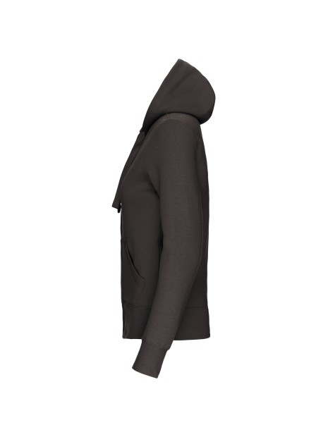 KARIBAN Sweat-shirt zippé capuche femme /api/colors/3664e9be-231a-44a8-bacd-707b001b474c personnalisable