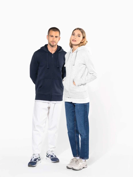Sweat-shirts à personnaliser KARIBAN Sweat-shirt zippé capuche femme 