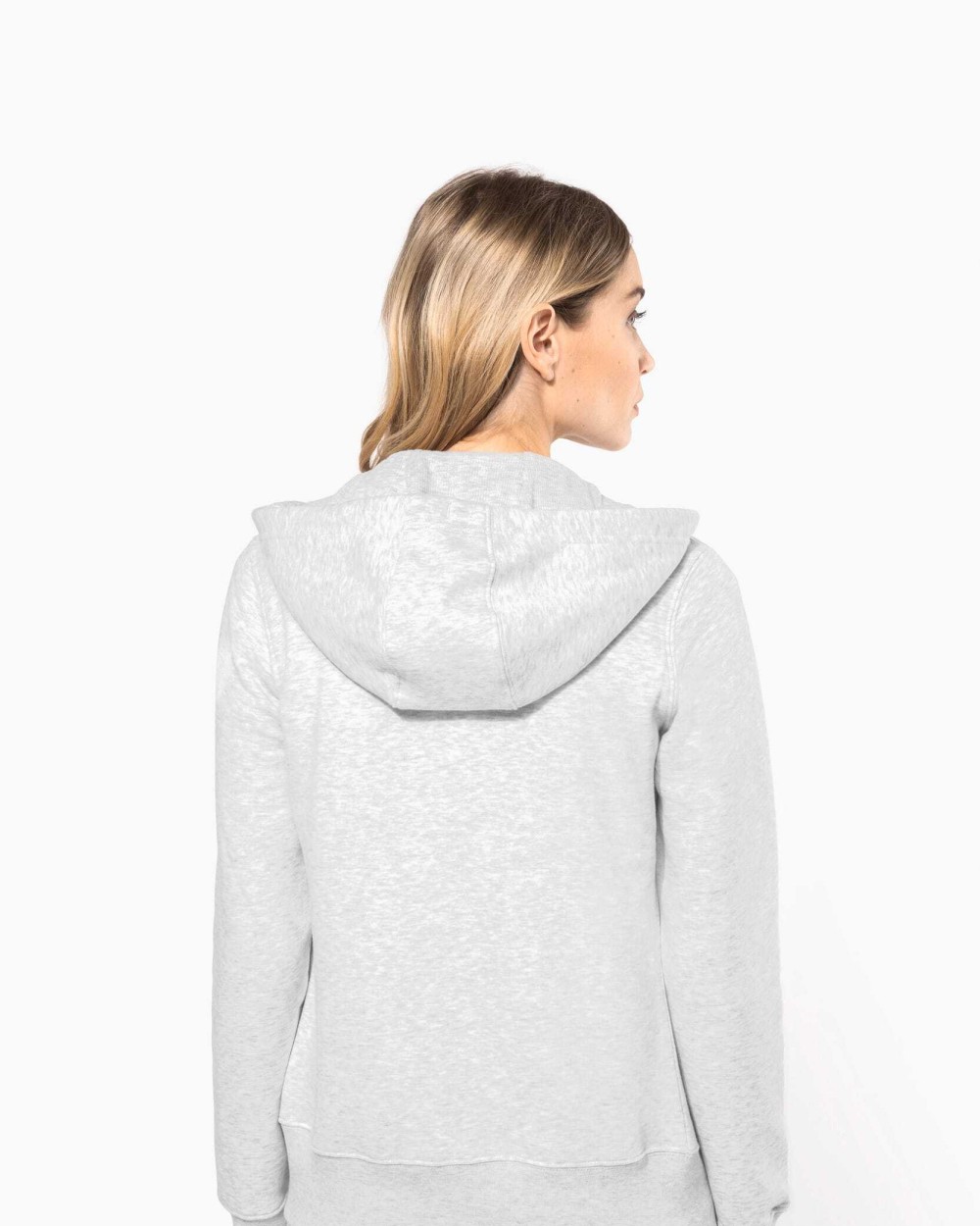 Sweaters & hoodies KARIBAN Damessweater met rits en capuchon voor bedrukking &amp; borduring