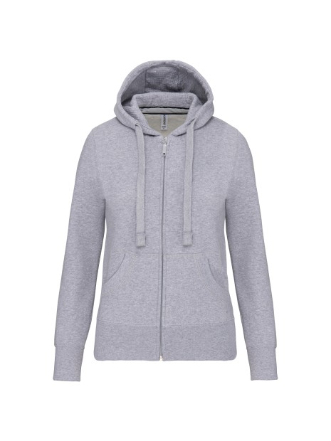 KARIBAN Sweat-shirt zippé capuche femme /api/colors/a37ac46b-201c-43db-9085-8f3a99c04b1c personnalisable
