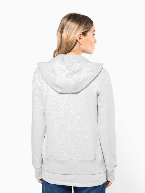 Sweat-shirts à personnaliser KARIBAN Sweat-shirt zippé capuche femme 