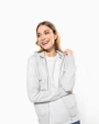 Sweaters & hoodies KARIBAN Damessweater met rits en capuchon voor bedrukking &amp; borduring