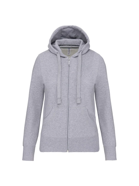 KARIBAN Sweat-shirt zippé capuche femme /api/colors/a37ac46b-201c-43db-9085-8f3a99c04b1c personnalisable