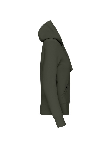 KARIBAN Sweat-shirt zippé capuche femme /api/colors/7d4189a1-61a3-430b-83e5-a3a6fe159806 personnalisable