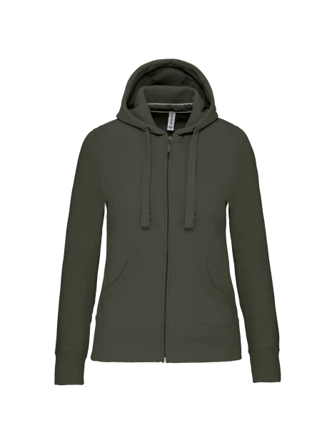KARIBAN Sweat-shirt zippé capuche femme /api/colors/7d4189a1-61a3-430b-83e5-a3a6fe159806 personnalisable