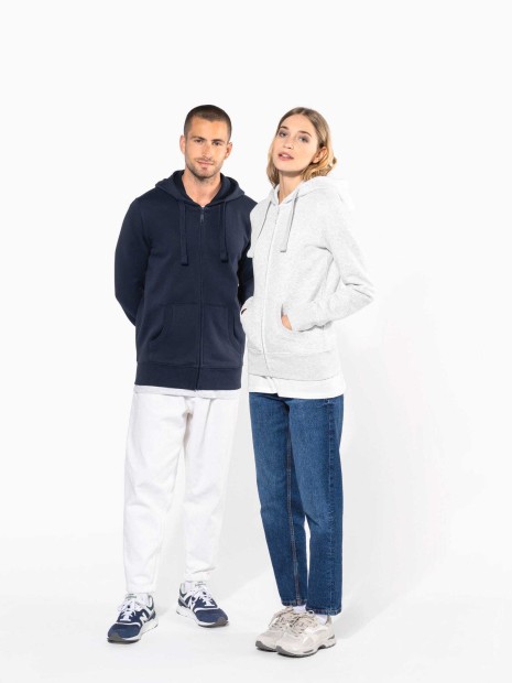 Sweat-shirts à personnaliser KARIBAN Sweat-shirt zippé capuche femme 