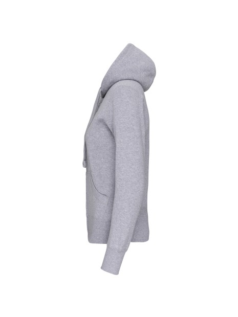 KARIBAN Sweat-shirt zippé capuche femme /api/colors/a37ac46b-201c-43db-9085-8f3a99c04b1c personnalisable