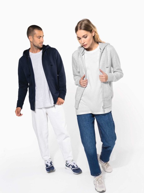 Sweat-shirts à personnaliser KARIBAN Sweat-shirt zippé capuche femme 