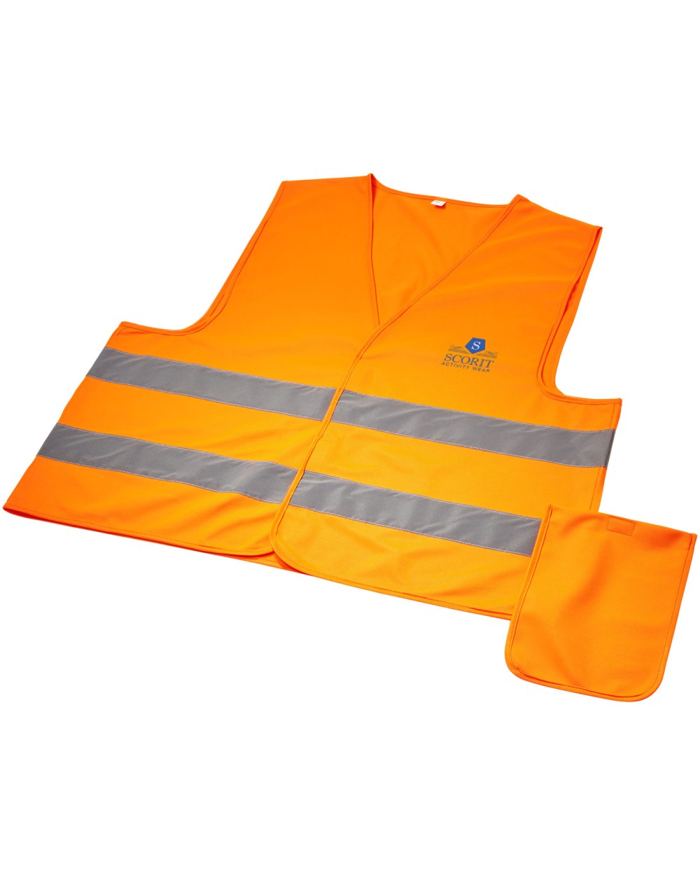 4DO RFX™ Watch-out Sicherheitsweste im Beutel für den professionellen Einsatz Warnwesten personalisierbar