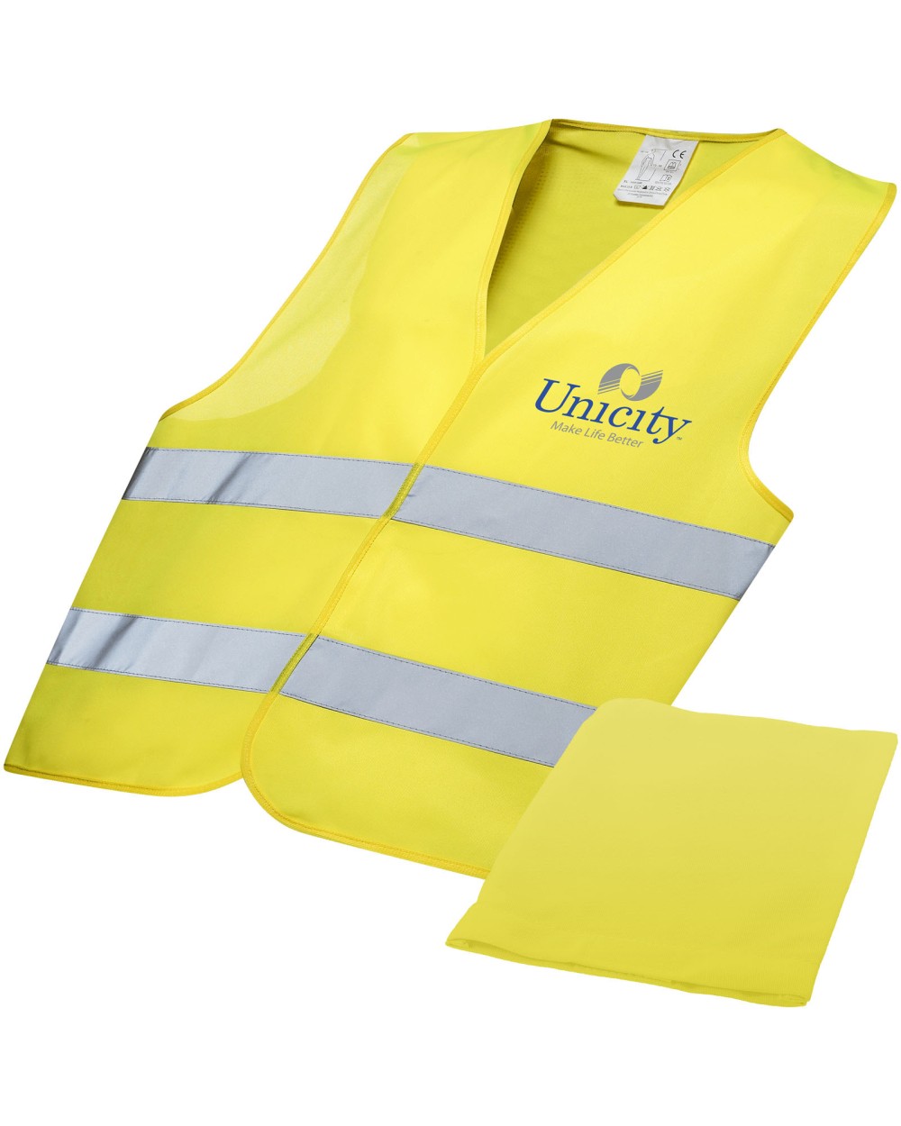 Gilets de sécurité personnalisable 4DO Gilet de sécurité dans une pochette pour usage professionnel Watch-out RFX™