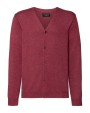 Sweaters & hoodies RUSSELL Men's V-Neck Knitted Cardigan voor bedrukking &amp; borduring