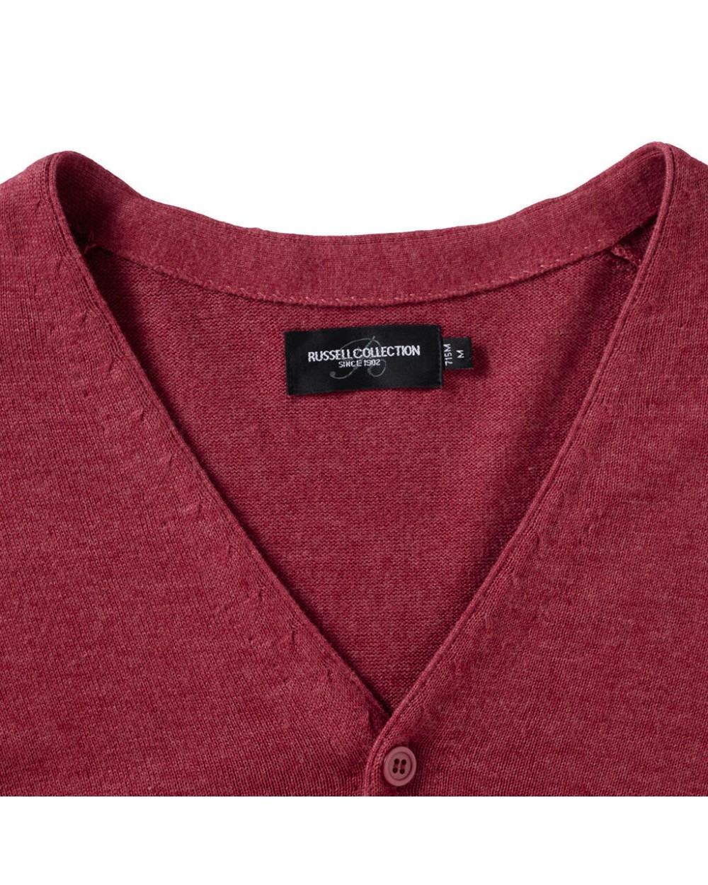 Sweaters & hoodies RUSSELL Men's V-Neck Knitted Cardigan voor bedrukking &amp; borduring