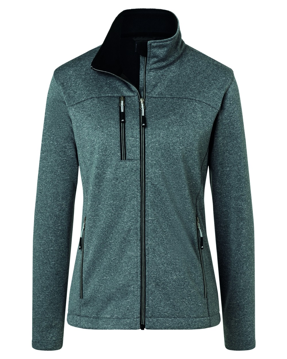 Softshells JAMES & NICHOLSON Ladies` Softshell Jacket voor bedrukking &amp; borduring
