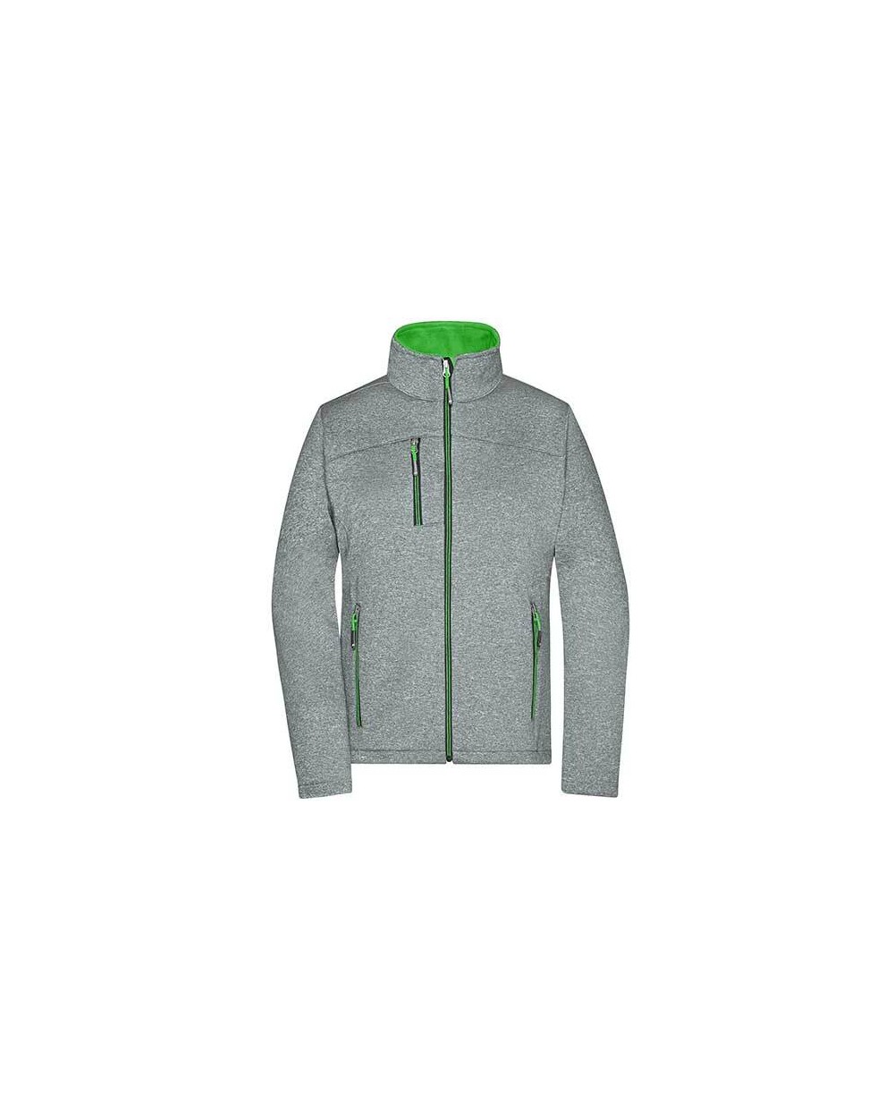 Softshells JAMES & NICHOLSON Ladies` Softshell Jacket voor bedrukking &amp; borduring