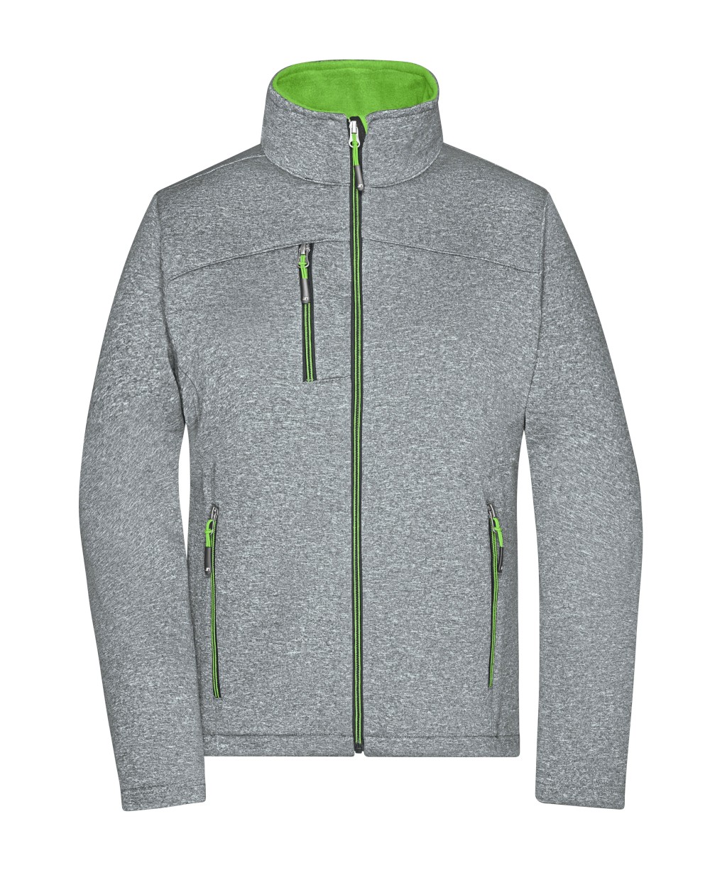 Softshells JAMES & NICHOLSON Ladies` Softshell Jacket voor bedrukking &amp; borduring