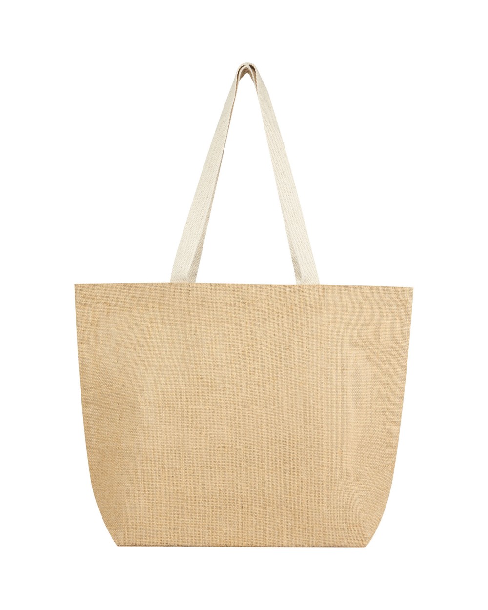 Tote bags 4DO Juta jute draagtas van 300 g/m² 12 l voor bedrukking &amp; borduring