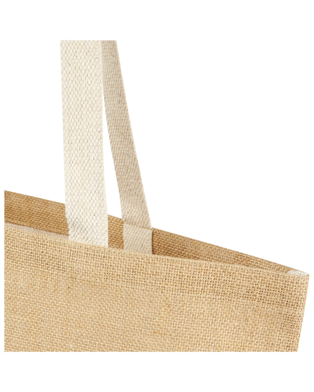 Tote bags 4DO Juta jute draagtas van 300 g/m² 12 l voor bedrukking &amp; borduring