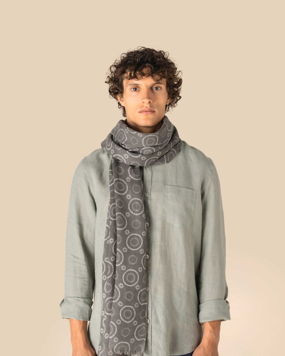 Écharpes personnalisable SPASSO Chèche à motifs unisexe