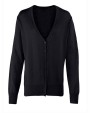 PREMIER Ladies Button Through Knitted Cardigan Pullovers personalisierbar