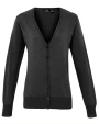 Truien PREMIER Ladies` Button Through Knitted Cardigan voor bedrukking &amp; borduring
