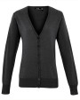 Pulls personnalisable PREMIER Ladies Button Through Knitted Cardigan