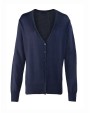 PREMIER Ladies Button Through Knitted Cardigan Pullovers personalisierbar