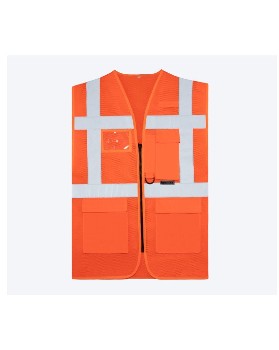 KORNTEX MESH MULTIFUNCTIONAL SAFETY VEST "LARISA" Warnwesten personalisierbar