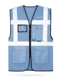 Fluo vestjes KORNTEX MESH MULTIFUNCTIONAL SAFETY VEST "LARISA" voor bedrukking &amp; borduring