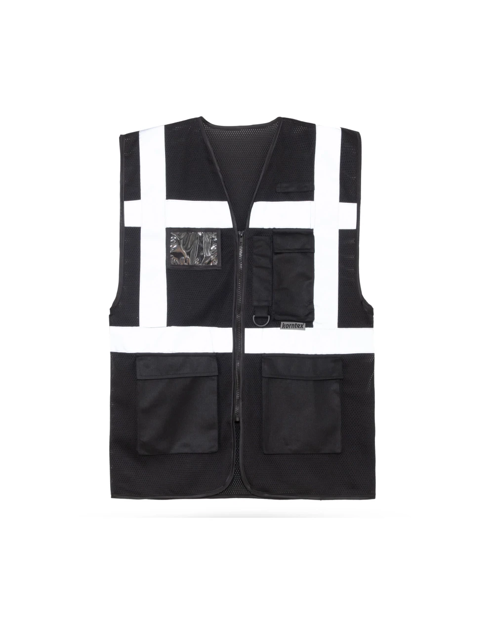 Fluo vestjes KORNTEX MESH MULTIFUNCTIONAL SAFETY VEST "LARISA" voor bedrukking &amp; borduring