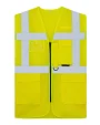 Fluo vestjes KORNTEX MESH MULTIFUNCTIONAL SAFETY VEST "LARISA" voor bedrukking &amp; borduring