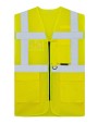 Fluo vestjes KORNTEX MESH MULTIFUNCTIONAL SAFETY VEST "LARISA" voor bedrukking &amp; borduring