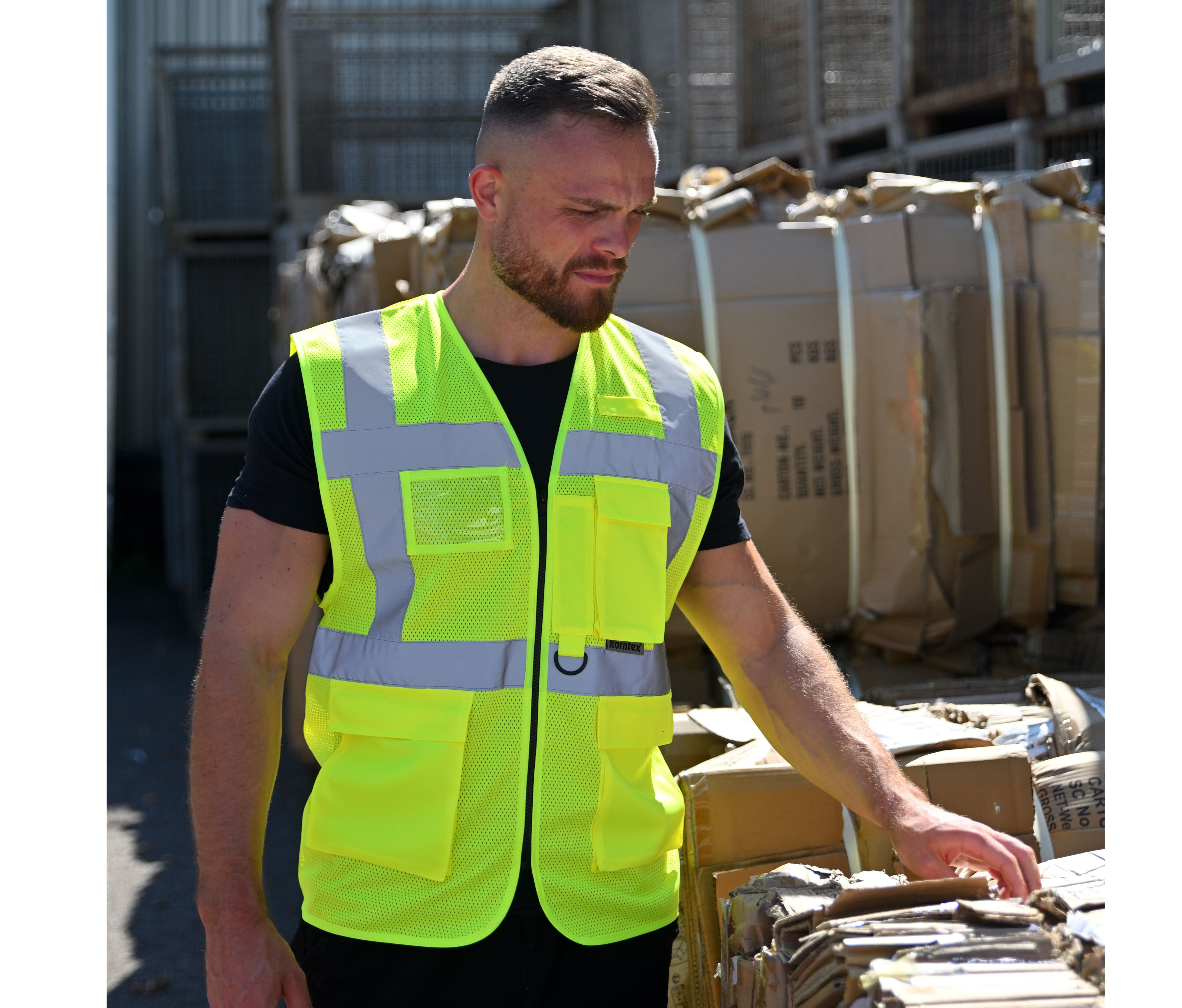 Gilets de sécurité personnalisable KORNTEX MESH MULTIFUNCTIONAL SAFETY VEST "LARISA"