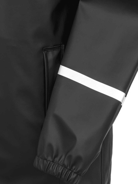 Vestes à personnaliser RESULT Veste imperméable Prism PU avec bandes réfléchissantes 