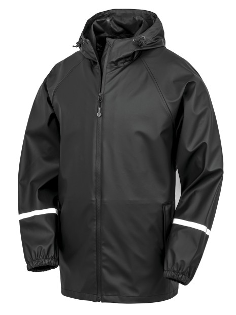 RESULT Veste imperméable Prism PU avec bandes réfléchissantes /api/colors/b9fdad4a-5e94-45cb-8c03-c08b349b28c3 personnalisable