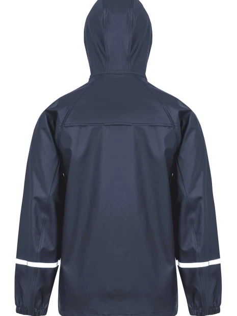 Vestes à personnaliser RESULT Veste imperméable Prism PU avec bandes réfléchissantes 