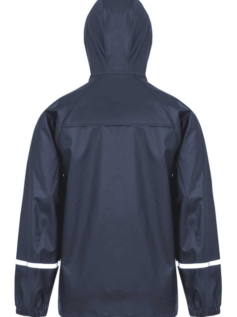 Vestes à personnaliser RESULT Veste imperméable Prism PU avec bandes réfléchissantes 