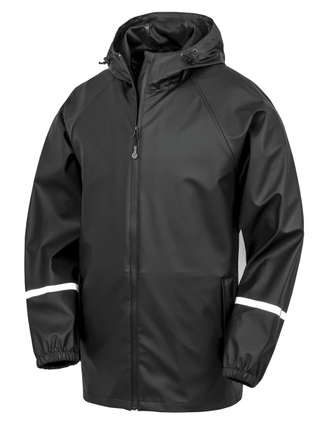 RESULT Veste imperméable Prism PU avec bandes réfléchissantes /api/colors/b9fdad4a-5e94-45cb-8c03-c08b349b28c3 personnalisable