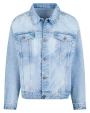 Vestes personnalisable BUILD YOUR BRAND Heavy Ounce Boxy Denim Jacket