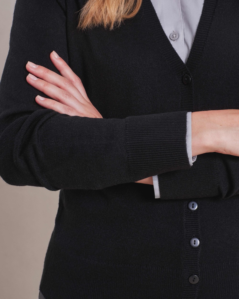 Pulls personnalisable PREMIER Cardigan "Essential" en acrylique pour femme