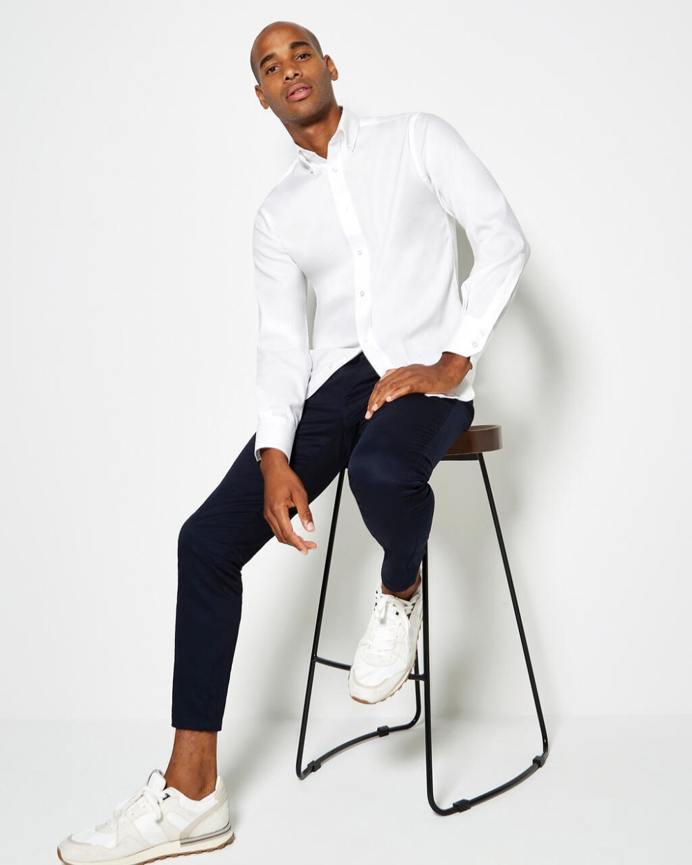 KUSTOM KIT Tailored Fit Premium Oxford Shirt Hemden personalisierbar