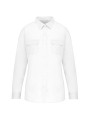 KARIBAN Chemise safari manches longues femme /api/colors/7a92cd2d-10d2-40b4-928b-296bb7487506 personnalisable